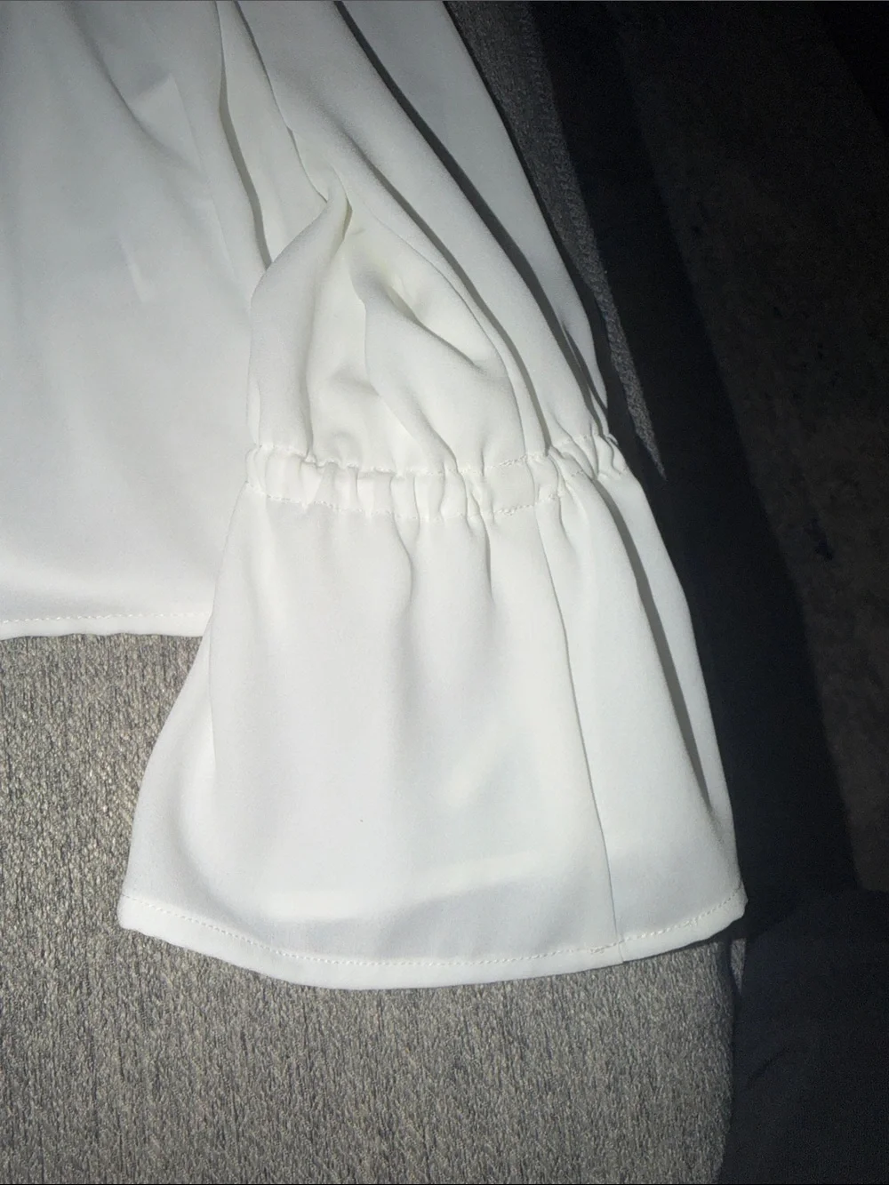 NWT J.Crew Women’s Pintuck Tie-Sleeve Ivory Blouse Medium